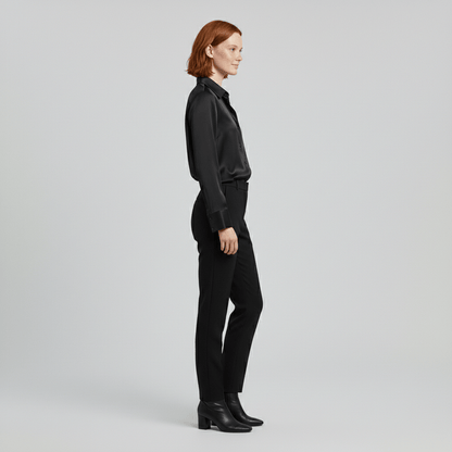 Classic Fit Long Sleeve Button Front Shirt