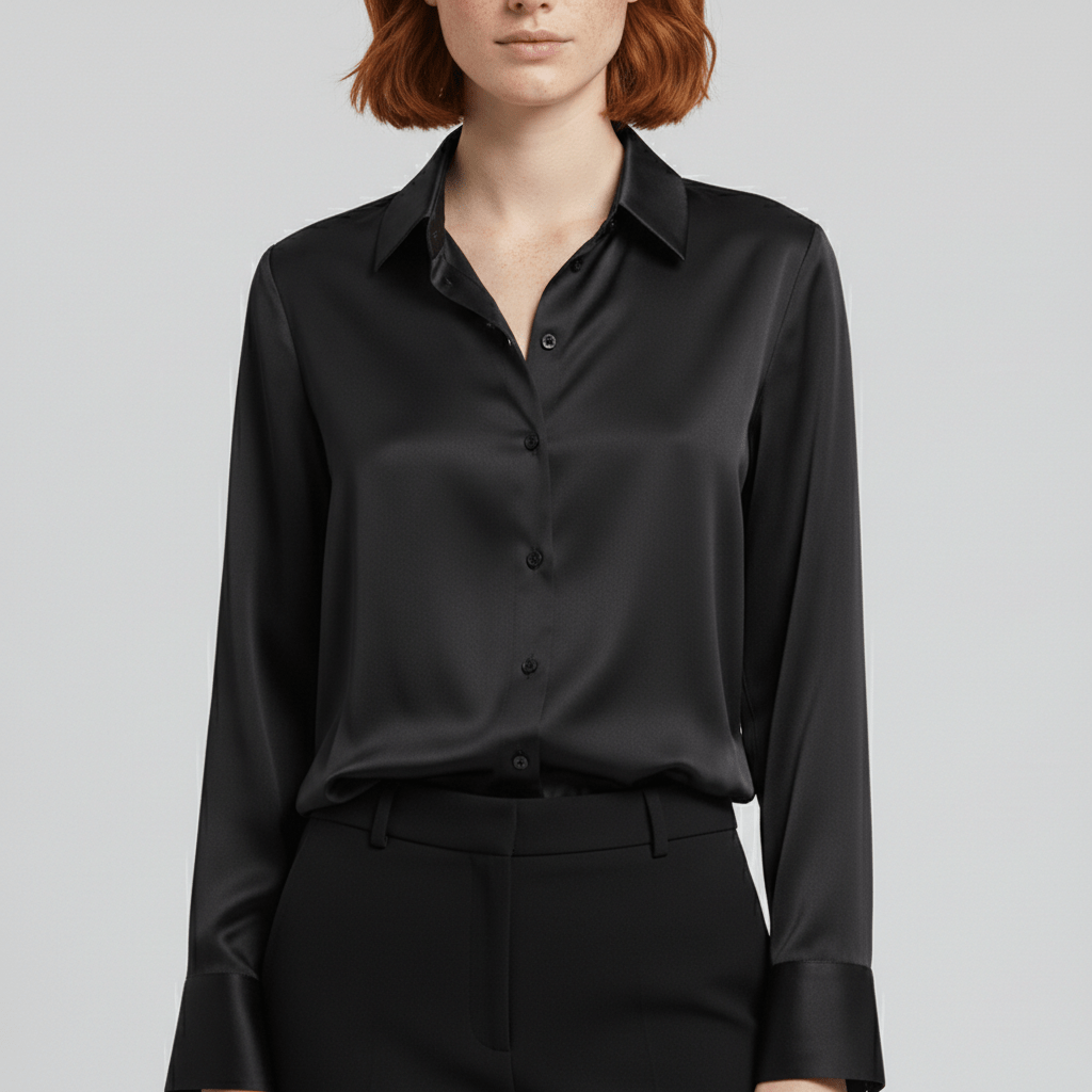Classic Fit Long Sleeve Button Front Shirt