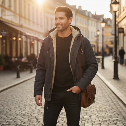 Insulated Men's Waterproof Padded Winter Coat