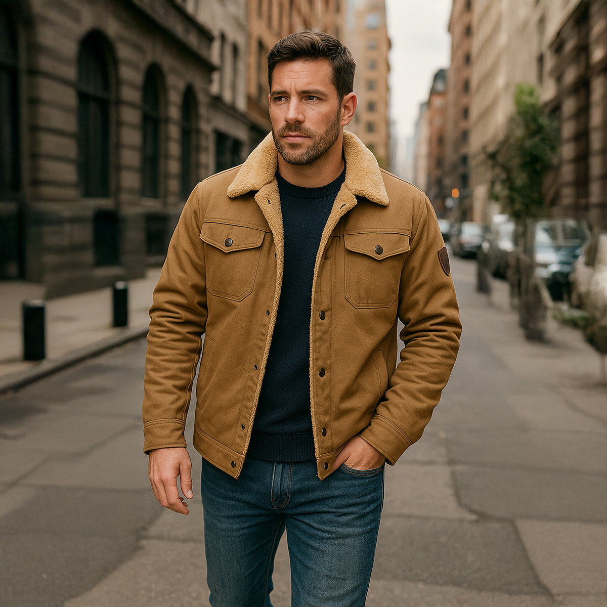 Thermal Insulated Mens Winter Parka Coat