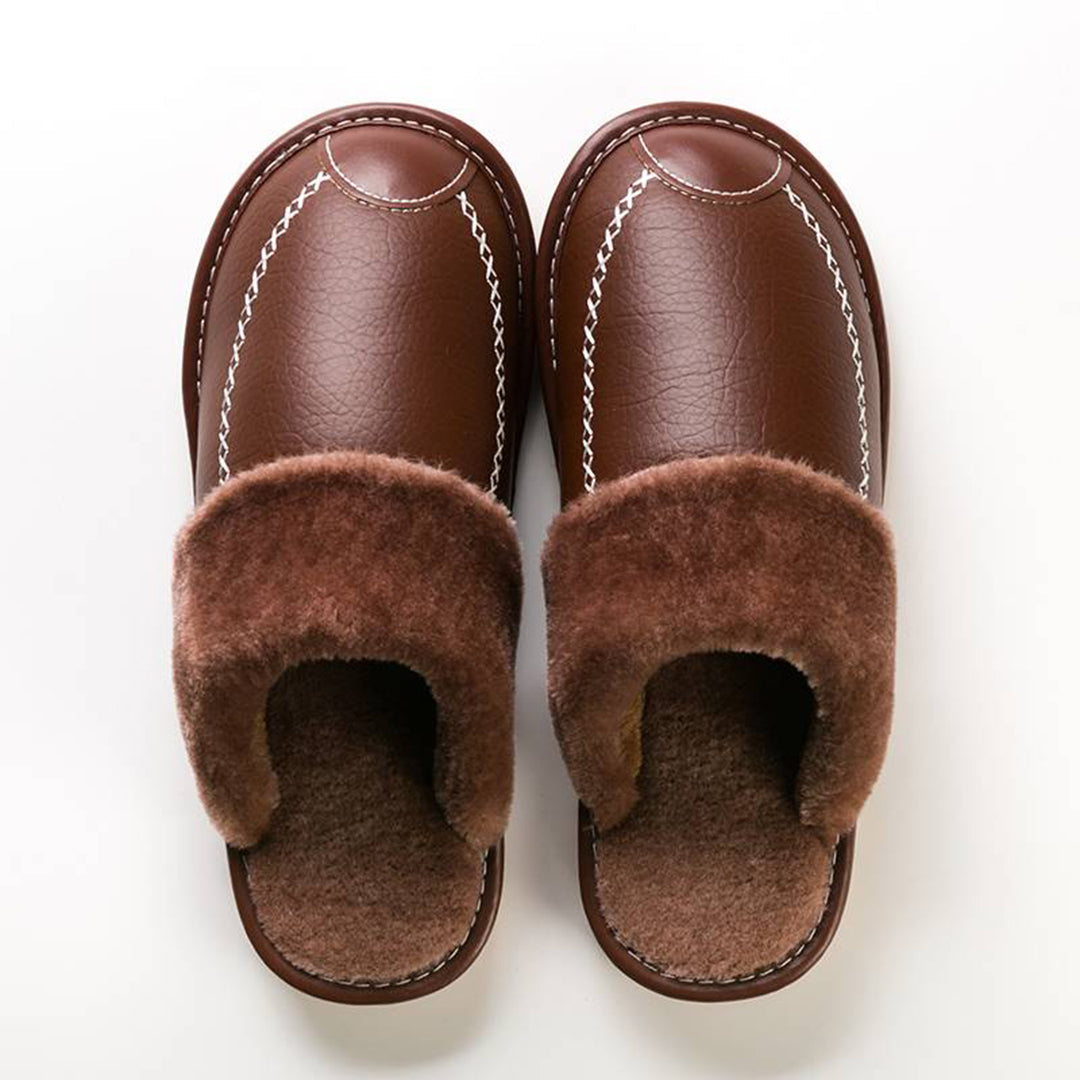 Warm Plush Slippers for Cold Winter Nights
