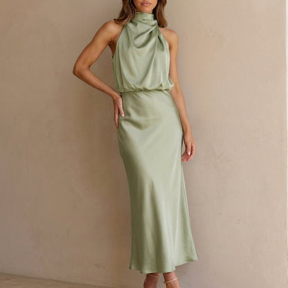 Elegant Sleeveless Midi Dress for Women