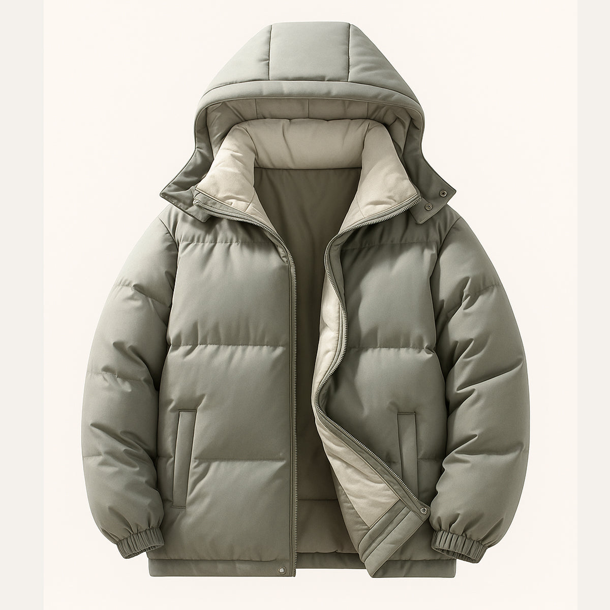 Warm Waterproof Men's Down Puffer Jacket