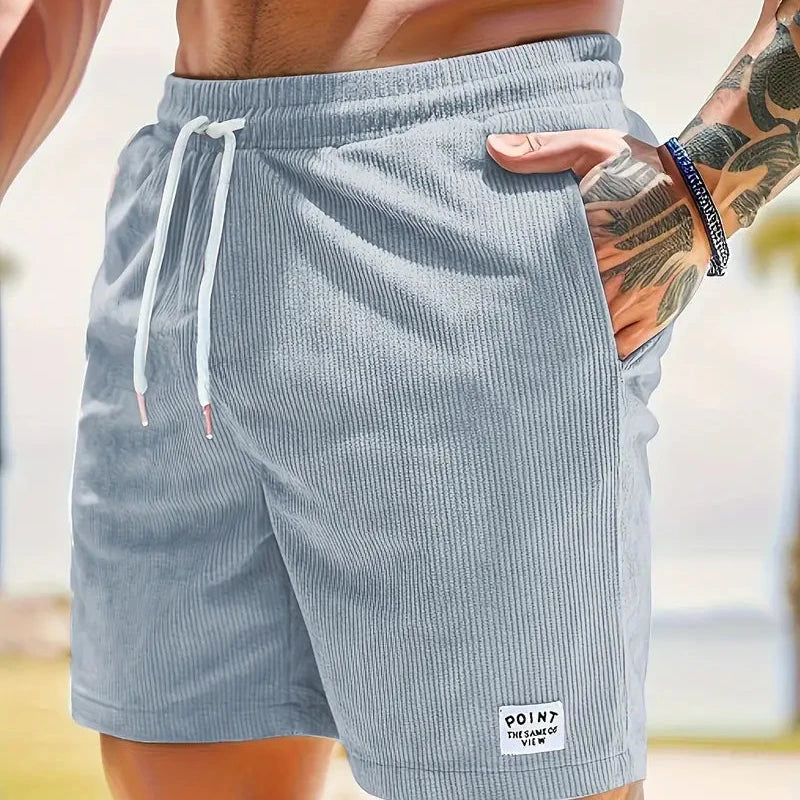 Men's Comfortable Stretch Corduroy Shorts