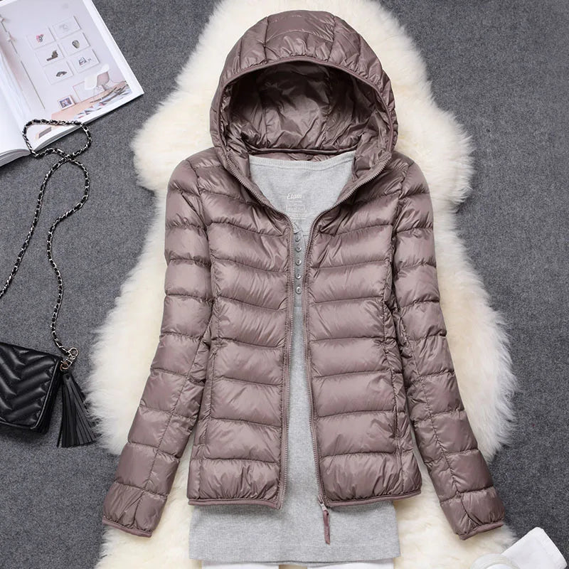 Slim Fit Women's Down Filled Coat