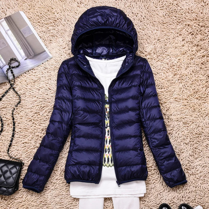 Slim Fit Women's Down Filled Coat