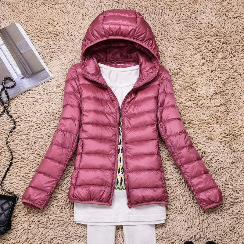 Slim Fit Women's Down Filled Coat