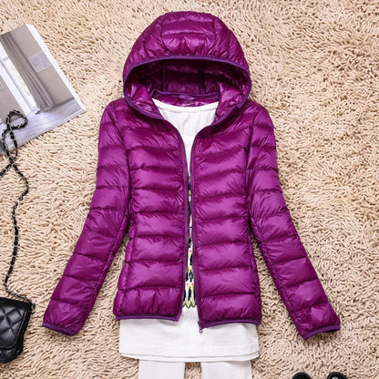 Slim Fit Women's Down Filled Coat