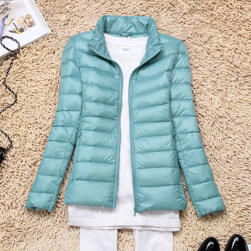 Slim Fit Women's Down Filled Coat