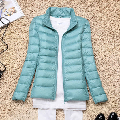 Slim Fit Women's Down Filled Coat