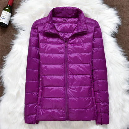 Slim Fit Women's Down Filled Coat