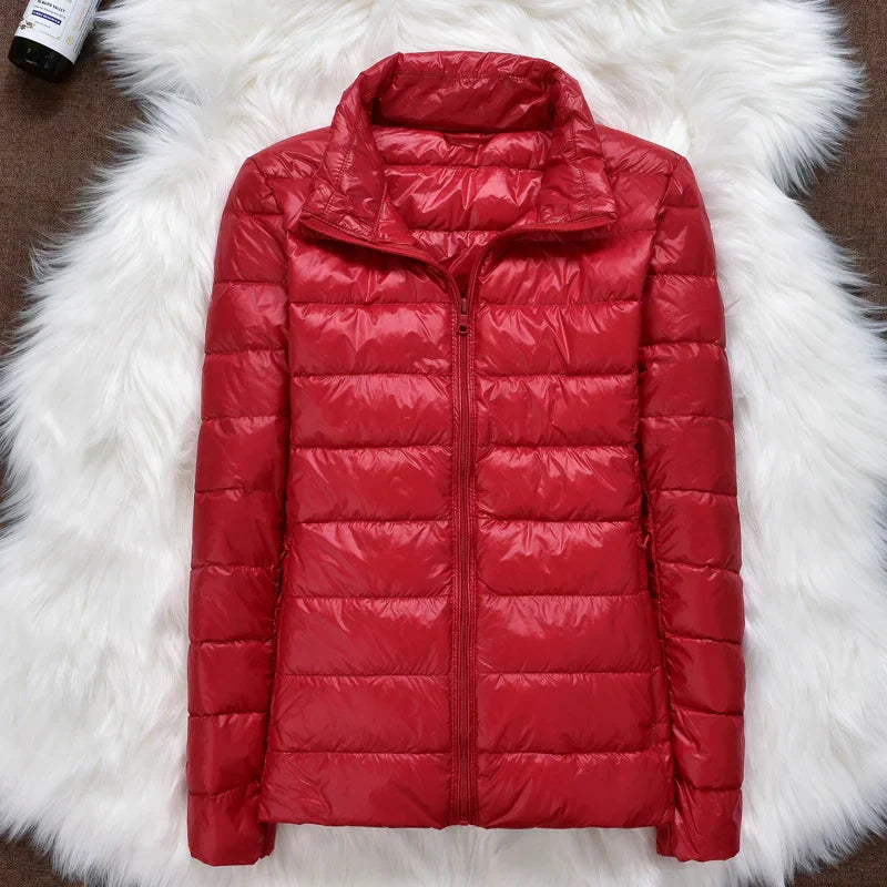 Slim Fit Women's Down Filled Coat