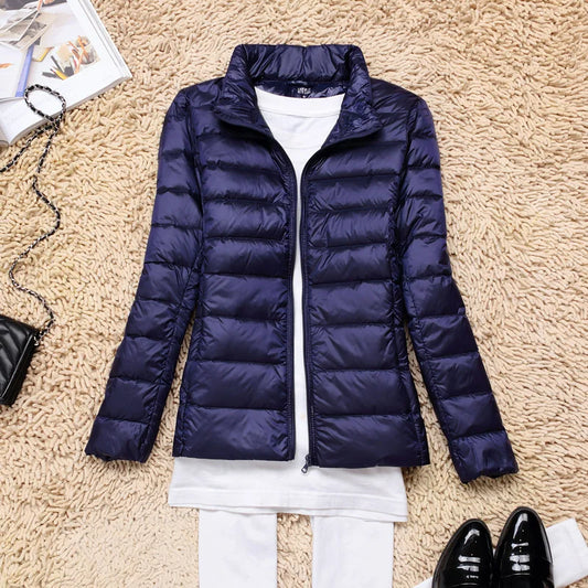Slim Fit Women's Down Filled Coat - OutfitLondon