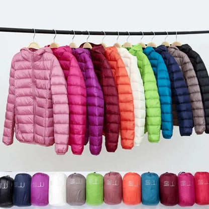 Slim Fit Women's Down Filled Coat