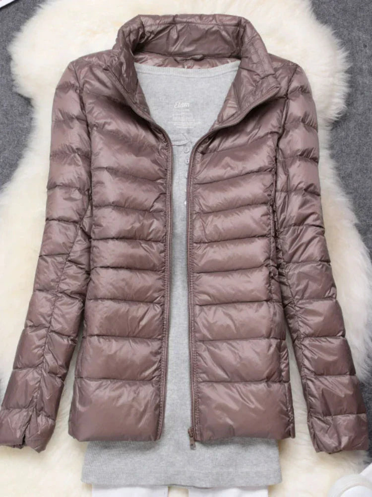 Slim Fit Women's Down Filled Coat