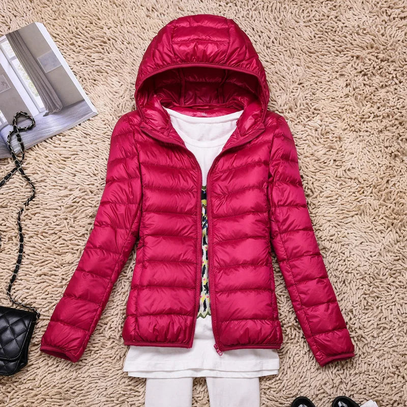 Slim Fit Women's Down Filled Coat
