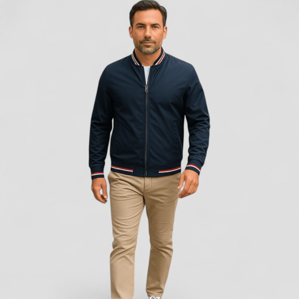 Slim Fit Mens Classic Flight Jacket