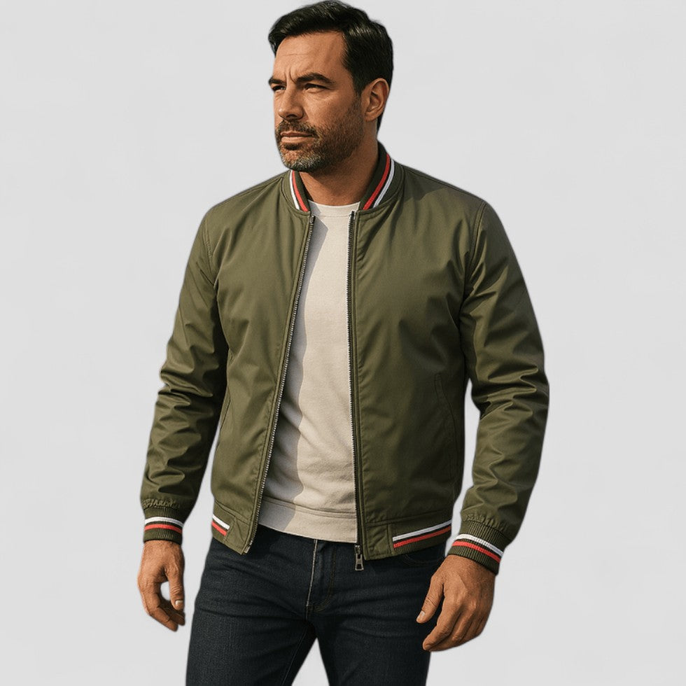 Slim Fit Mens Classic Flight Jacket