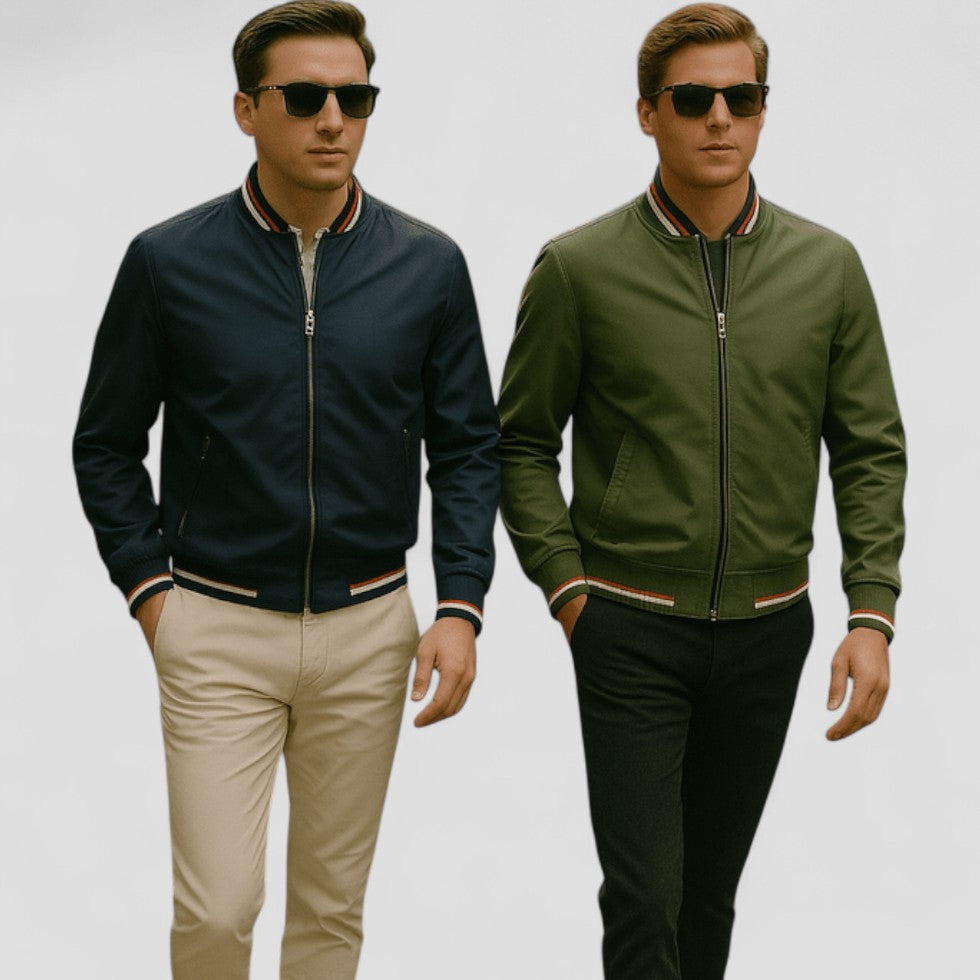 Slim Fit Mens Classic Flight Jacket