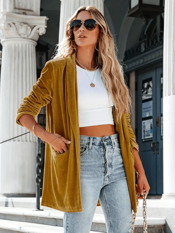 Stylish Ladies Spring Jacket Timeless Fit - OutfitLondon