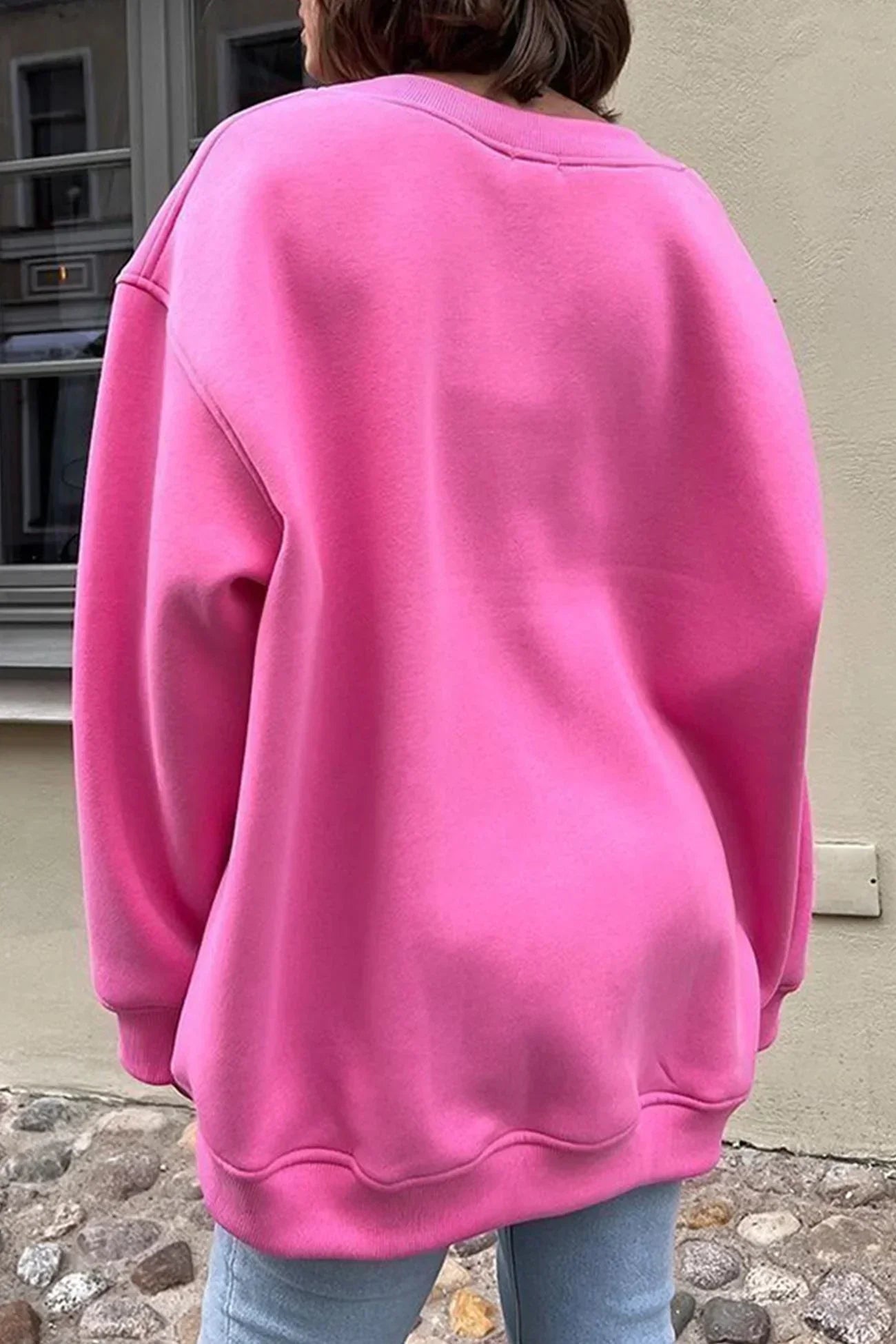 Relaxed Fit Women's Crew Sweatshirt