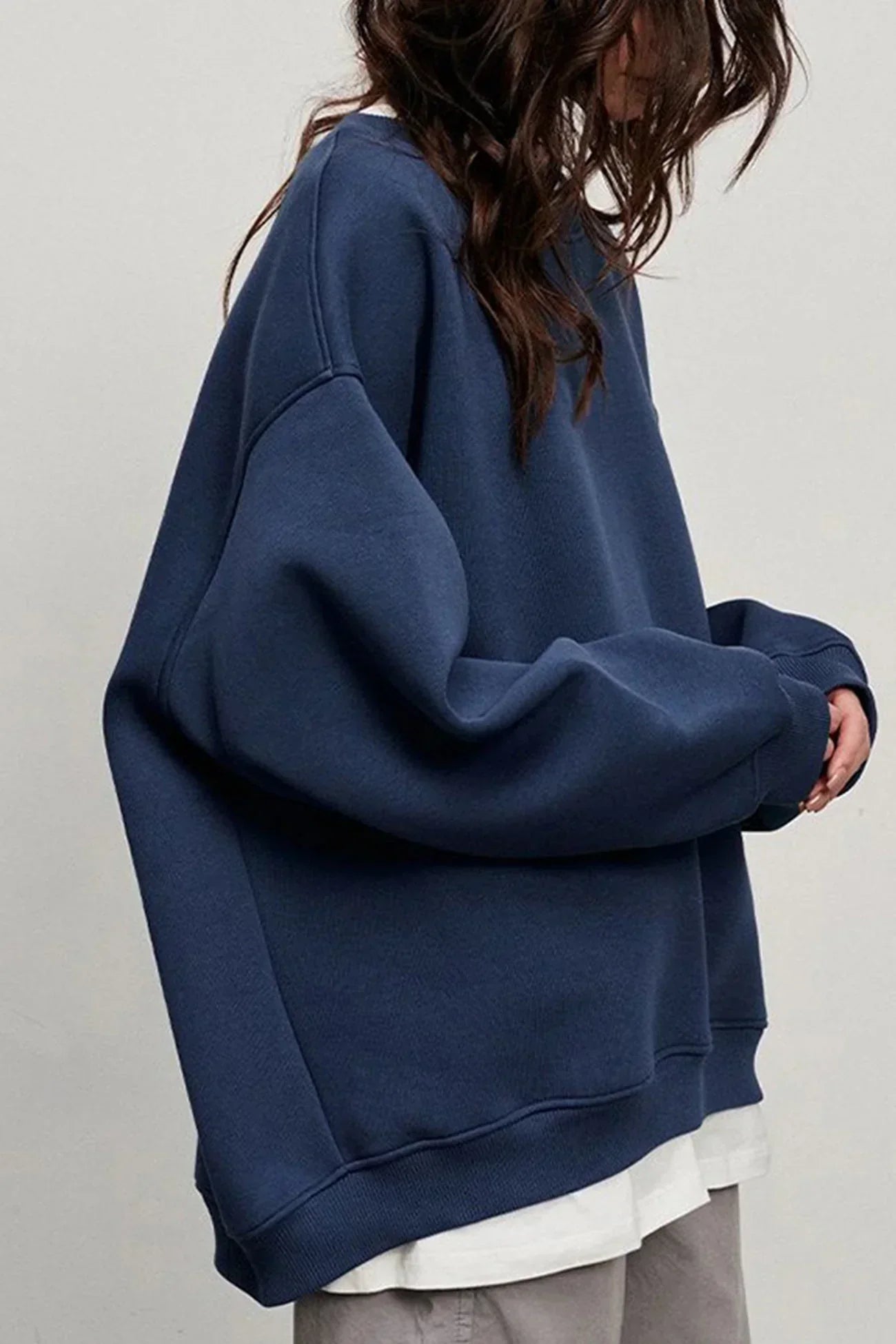 Relaxed Fit Women's Crew Sweatshirt