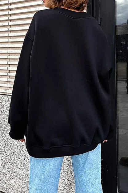 Relaxed Fit Women's Crew Sweatshirt