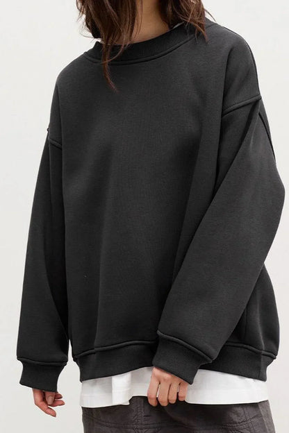 Relaxed Fit Women's Crew Sweatshirt