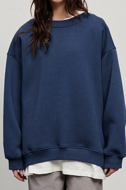 Relaxed Fit Women's Crew Sweatshirt