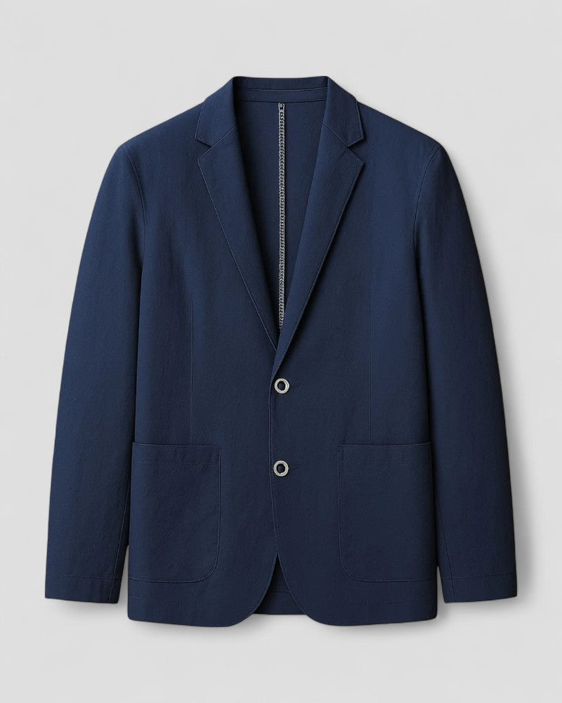 Slim Fit Mens Blazer in Linen Look Fabric