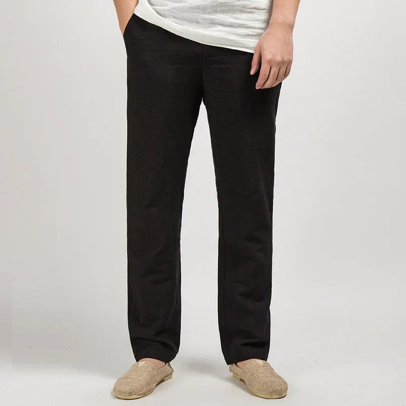 Relaxed Fit Casual Cotton Trousers