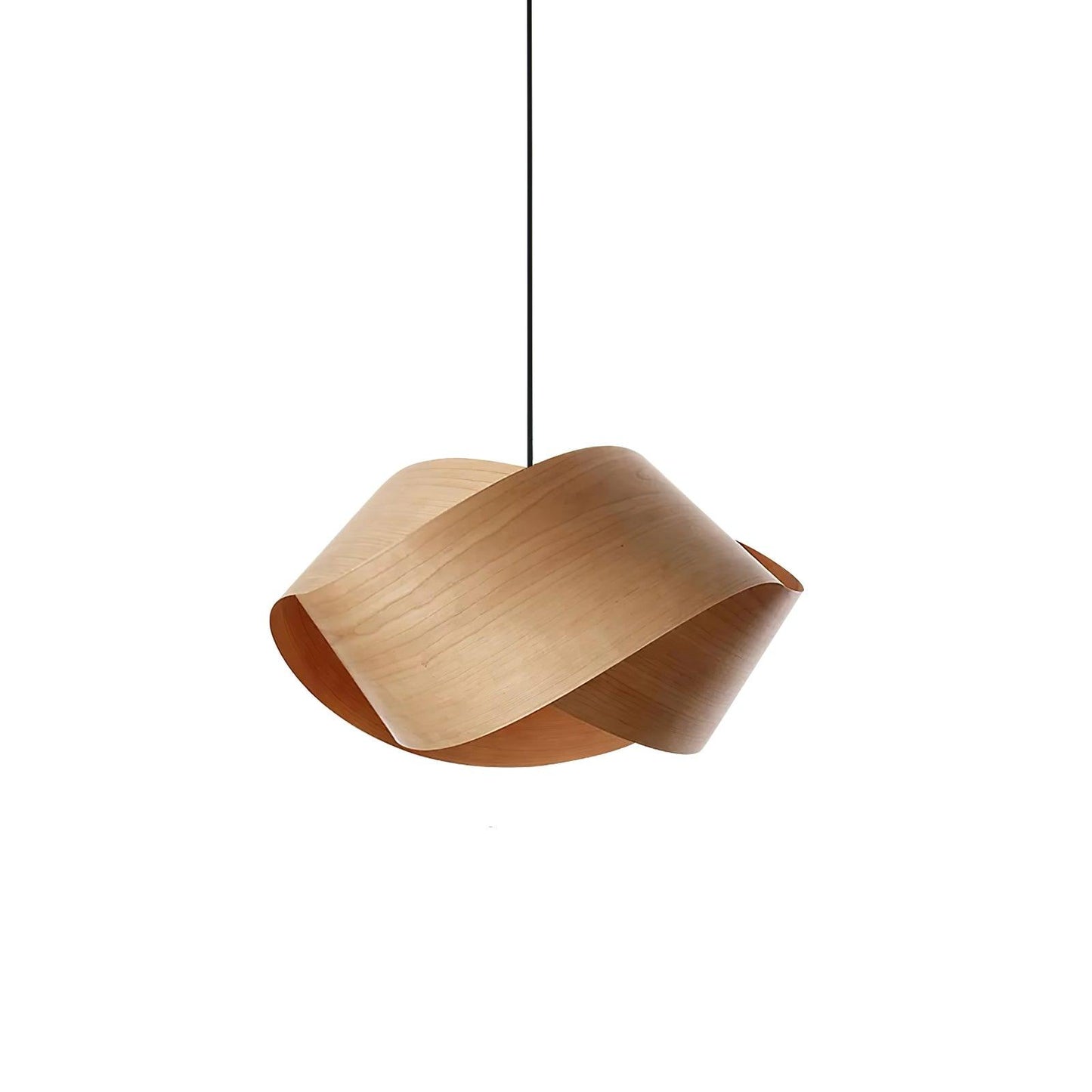 Vintage Wood Pendant Light Fixture