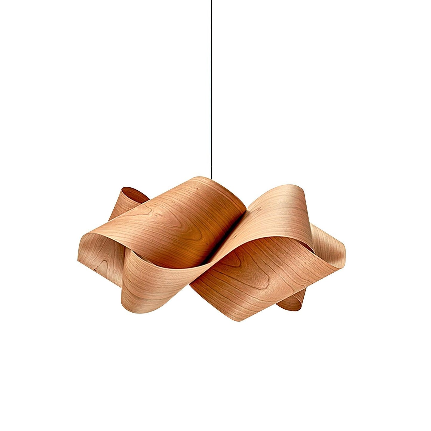 Vintage Wood Pendant Light Fixture