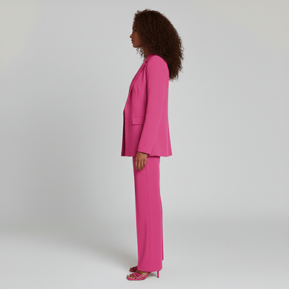 Relaxed Fit Suit Jacket and Loose Fit Trousers