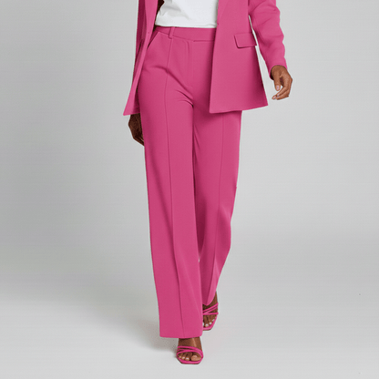 Relaxed Fit Suit Jacket and Loose Fit Trousers