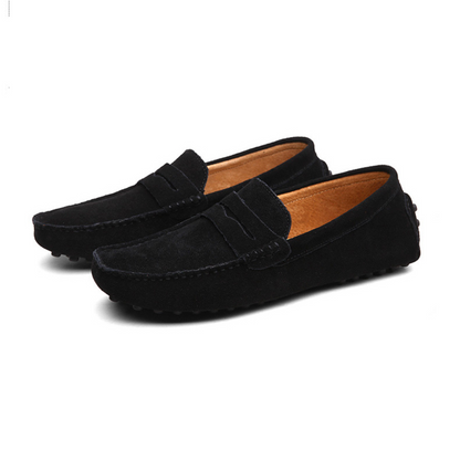 Comfortable Moc Toe Slip On Loafers