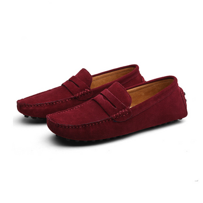 Comfortable Moc Toe Slip On Loafers