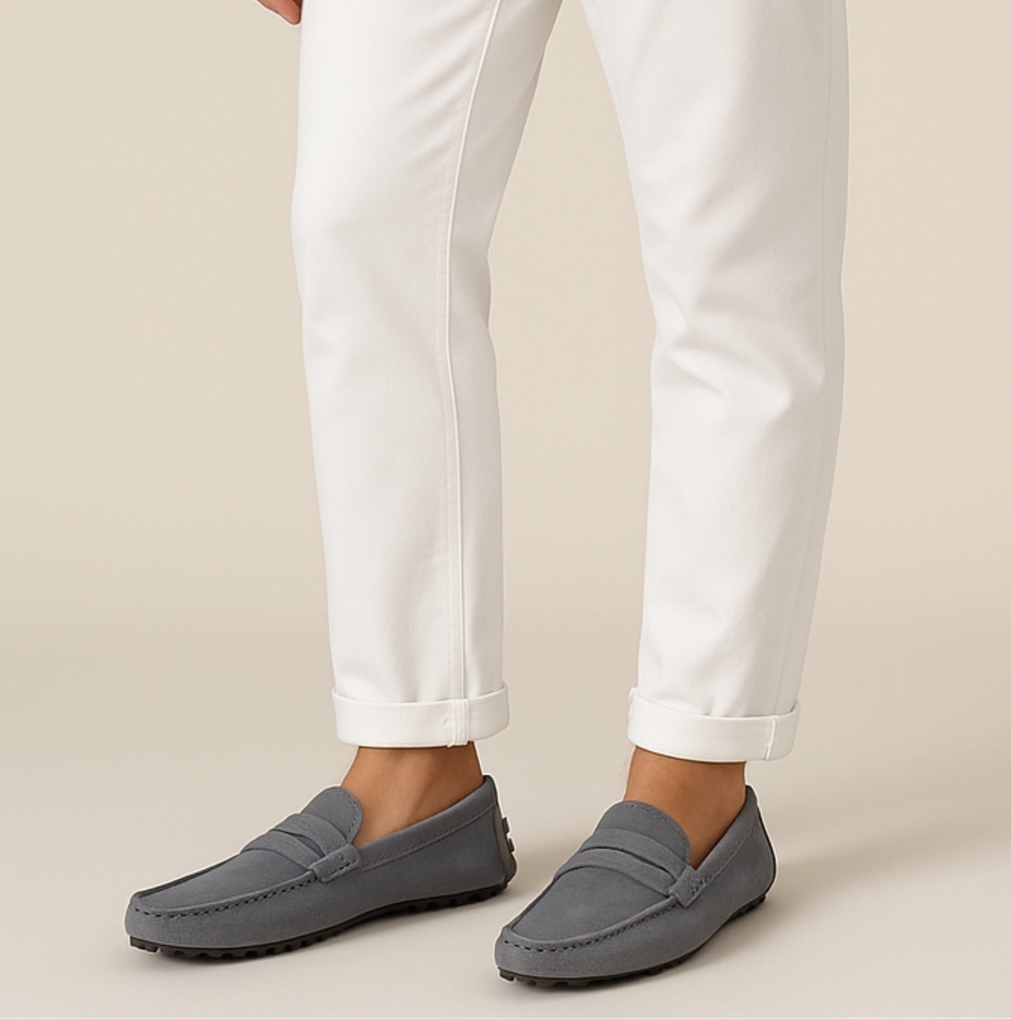 Comfortable Moc Toe Slip On Loafers