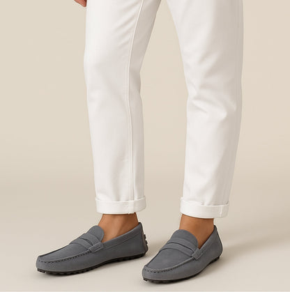 Comfortable Moc Toe Slip On Loafers