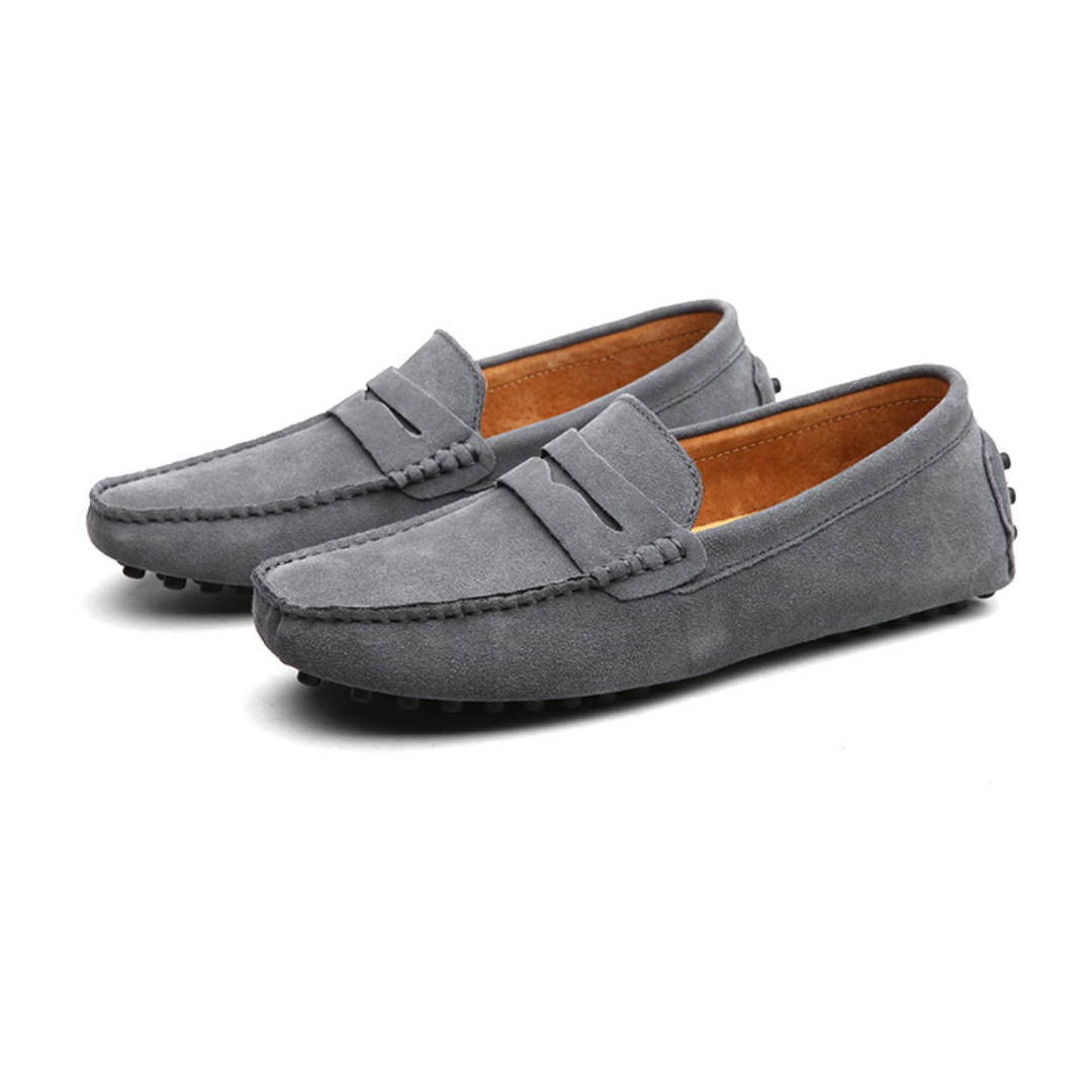 Comfortable Moc Toe Slip On Loafers