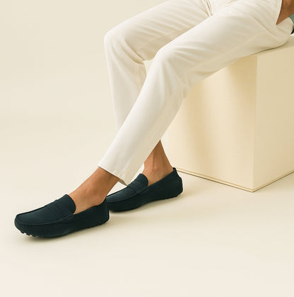 Comfortable Moc Toe Slip On Loafers