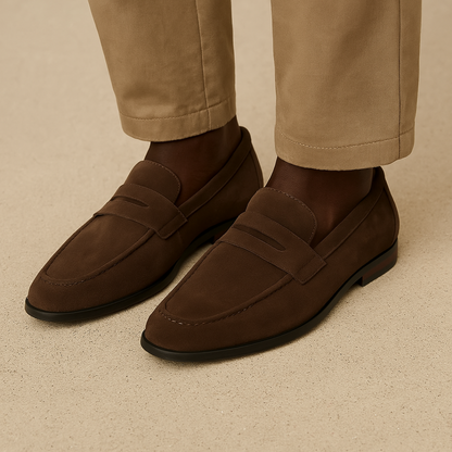 Comfortable Slip On Loafers With Round Toe Design