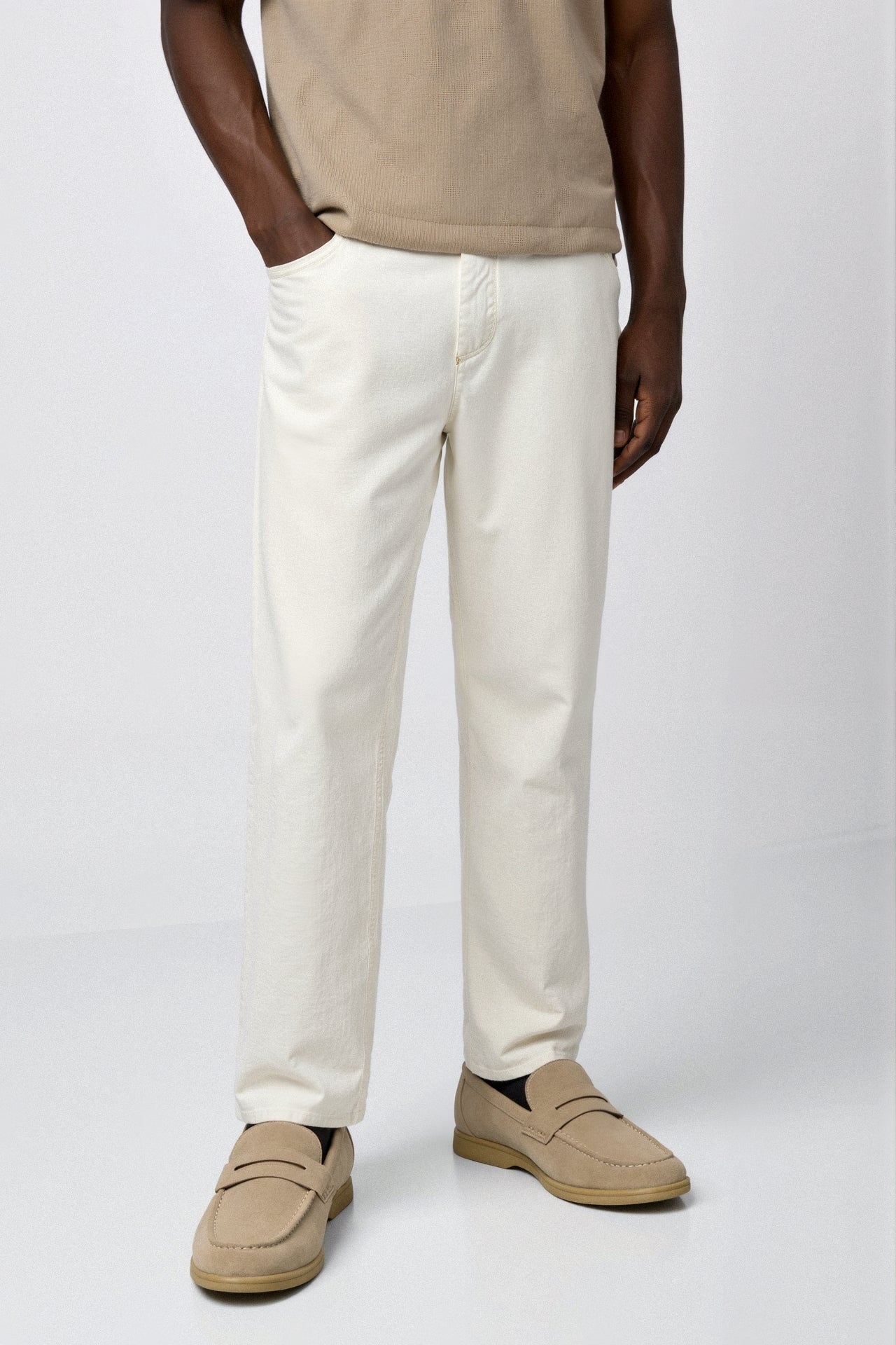 Comfortable Slip On Loafers with Rubber Grip Sole