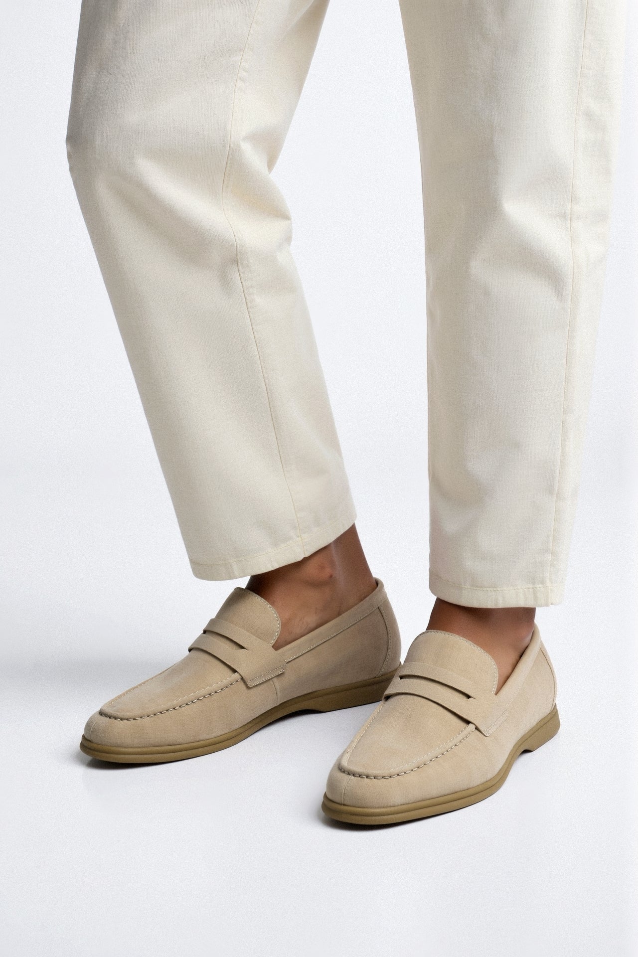 Comfortable Slip On Loafers with Rubber Grip Sole - OutfitLondon