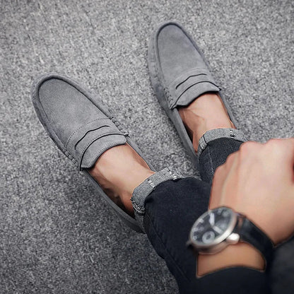Comfortable Slip On Loafers With Lace Up Closure