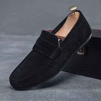 Comfortable Slip On Loafers With Lace Up Closure