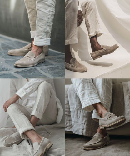 Classic Slip On Loafers with Comfortable Sole