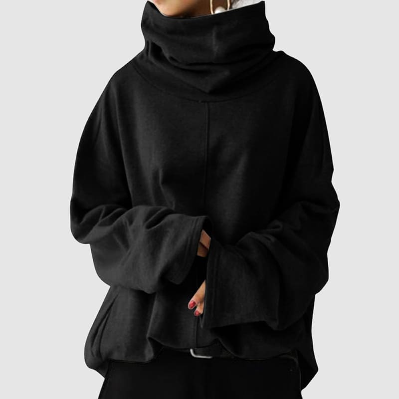 Cozy Oversized Long Turtleneck Sweater