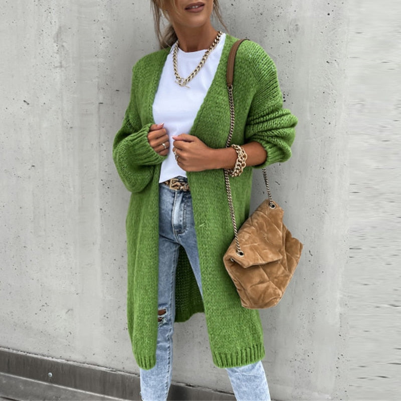 Cozy Open Front Knit Sweater