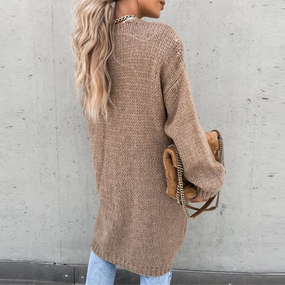 Cozy Open Front Knit Sweater